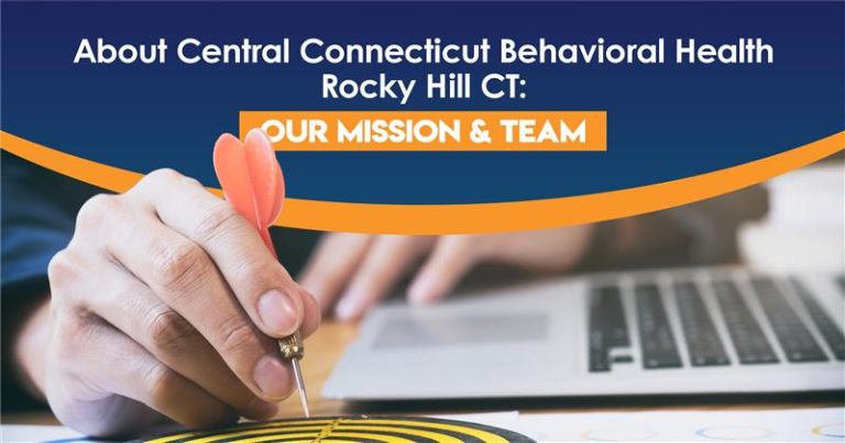 Central Connecticut Behavioral Health Rocky Hill CT – Our Mission & Team with target image symbolizing focus and care.