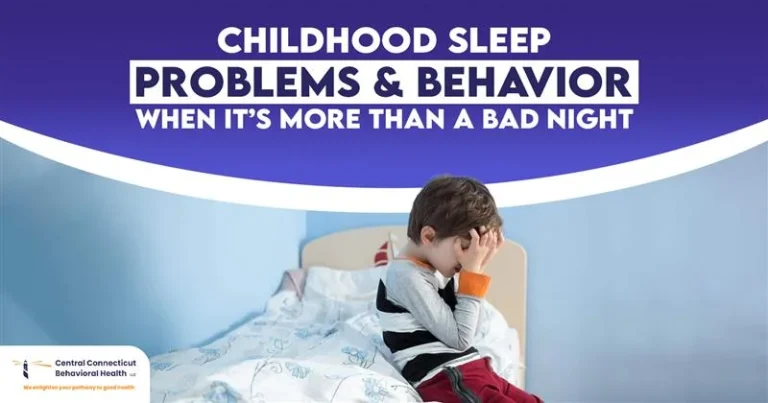 Childhood Sleep Problems and Behavior When It's More Than a Bad Night-01